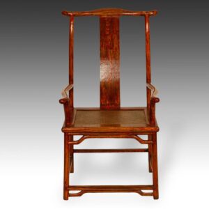 Chinese Armchair with Rattan Inset