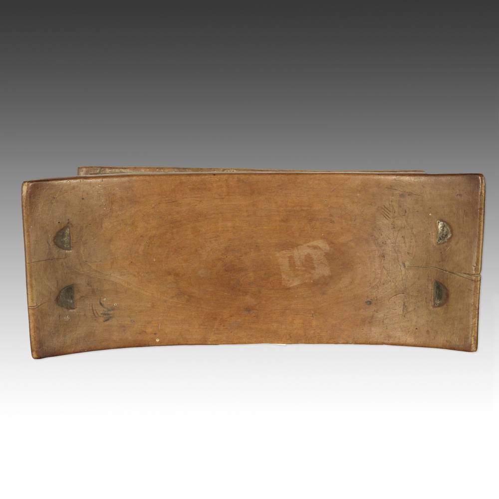 Ashanti Stool with Male and Female Motif - Image 5