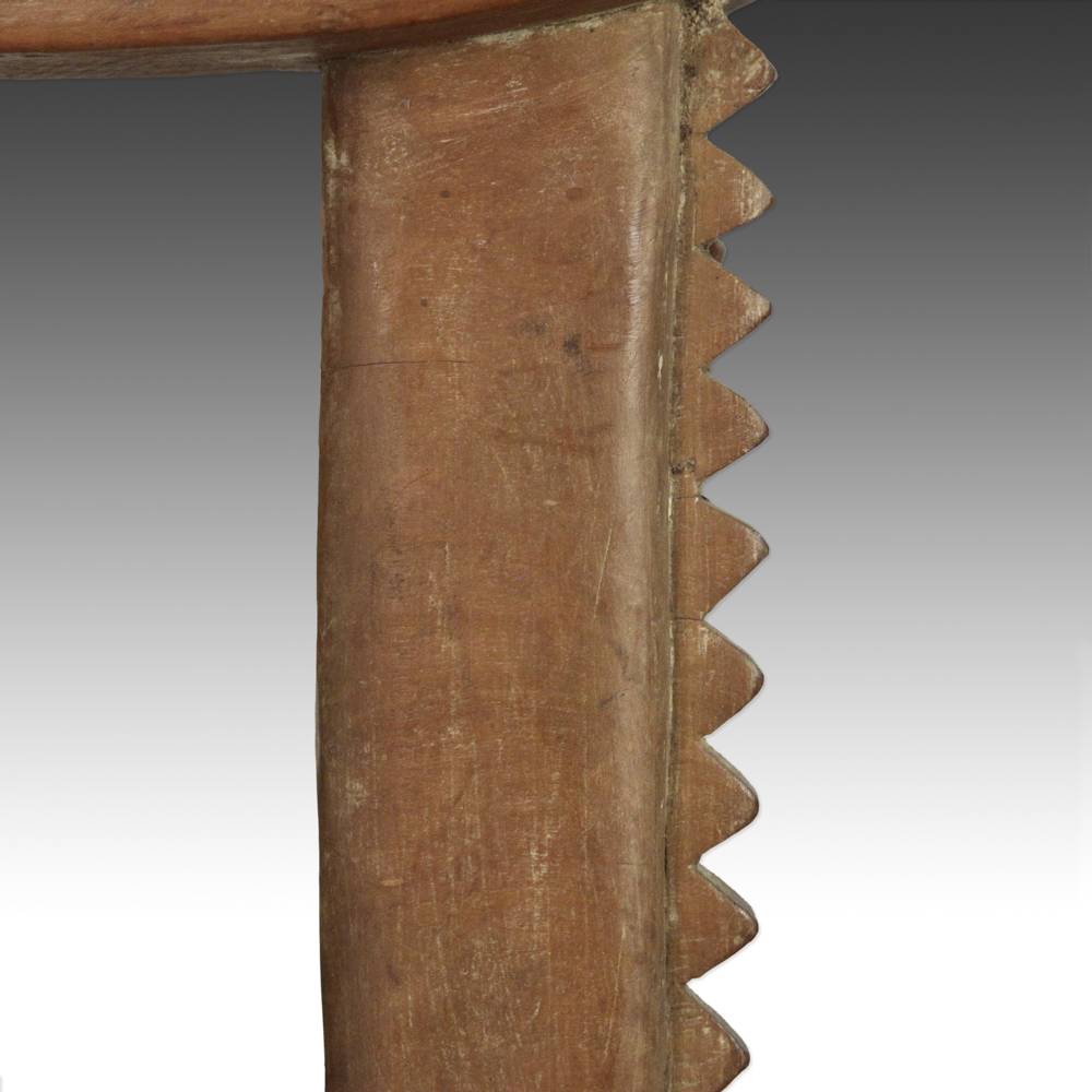 Ashanti Stool with Male and Female Motif - Image 10
