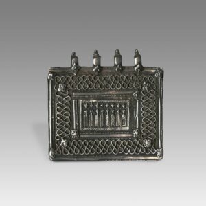 Indian Plaque Amulet Depicting Sapta Matrikas or Seven Sisters