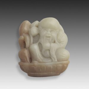 Chinese Toggle Depicting Laughing Scholar