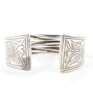 Indian Bracelet with Flower Imprint