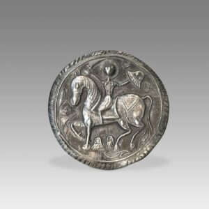 Indian Belt Buckle - Sun God on Horse