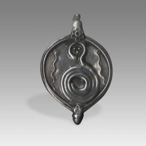 Indian Plaque Amulet Depicting Naga