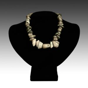 Mexican Precolumbian Jade Bead - Strand
