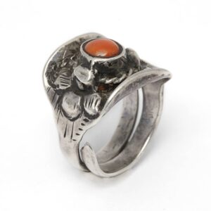 Tibetan Silver Saddle Ring