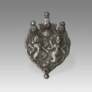 Indian Plaque Amulet Depicting Ganesh and Lakshmi