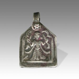 Indian Plaque Amulet Depicting Devi