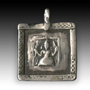Indian Plaque Amulet Depicting Devi