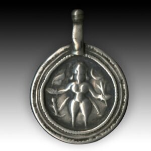 Indian Plaque Amulet Depicting Shiva