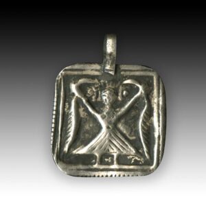 Indian Plaque Amulet Depicting Devi