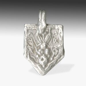 Indian Plaque Amulet Depicting Upside-Down Deity
