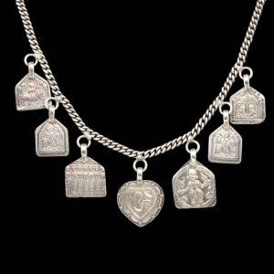 Indian Plaque Amulet Necklace