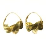 Fulani Twisting Leaf Earrings, Fulani Peoples, Mali