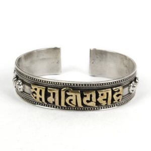 Indian Om Mane Padme Hum Cuff