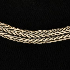 Indian Woven Snake Chain Necklace, Round
