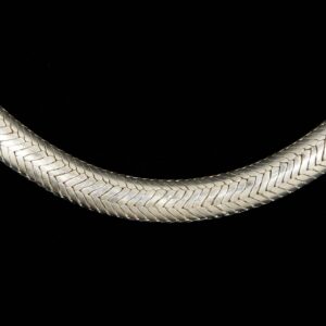 Indian Woven Snake Chain Necklace, Round