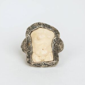 Indonesian Ring with Male Torso Motif
