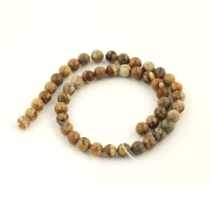 8mm Desert Jasper Bead Strand
