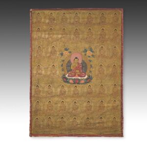Tibetan Thangka or Devotional Painting