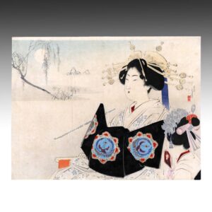 Japanese Kuchi-E Woodblock Print