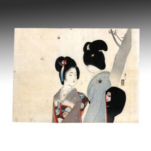 Japanese Kuchi-E Woodblock Print