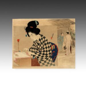 Japanese Kuchi-E Woodblock Print