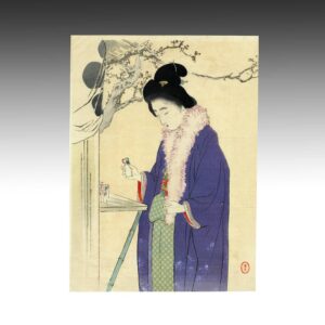 Japanese Kuchi-E Woodblock Print