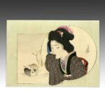 Japanese Kuchi-E Lithograph, Japan