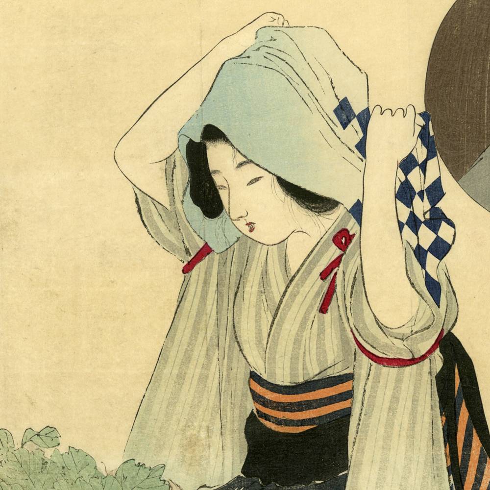 Japanese Kuchi-E Woodblock Print - Image 2