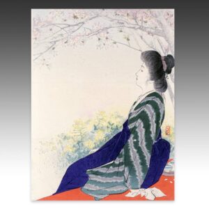 Japanese Kuchi-E Woodblock Print