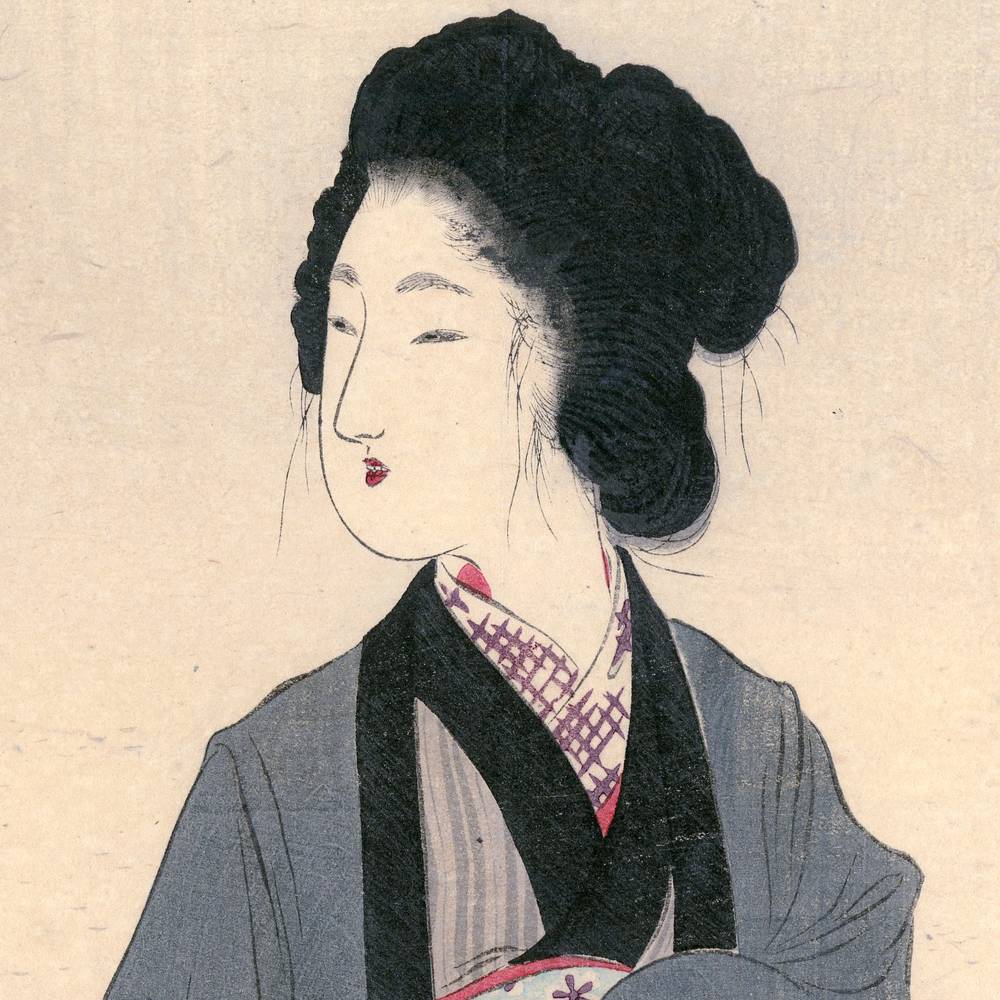 Japanese Kuchi-E Woodblock Print - Image 2