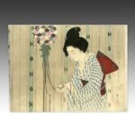 Japanese Kuchi-E Lithograph, Japan