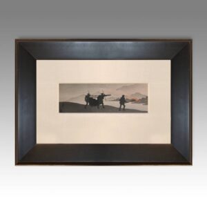Japanese Woodblock Print, Framed