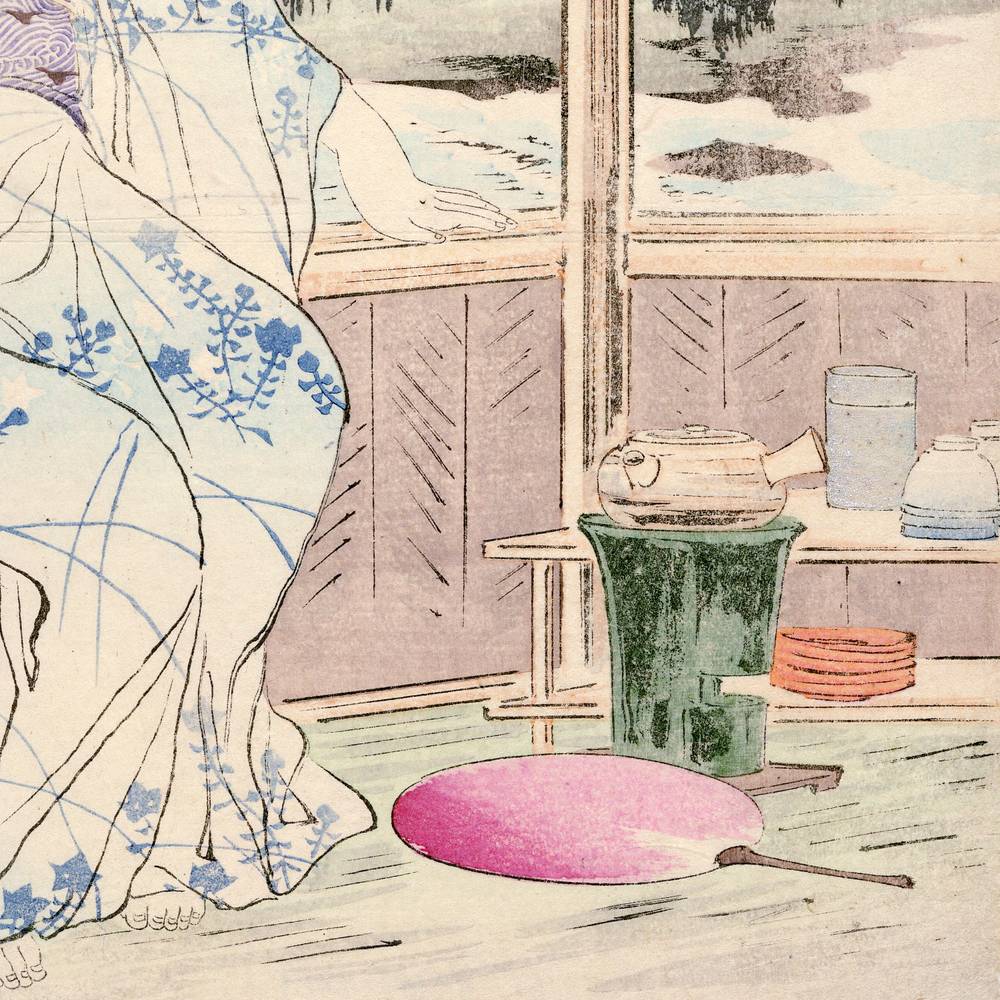 Japanese Kuchi-E Woodblock Print - Image 3