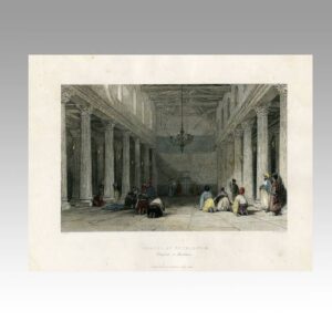 English Hand Colored Engraving