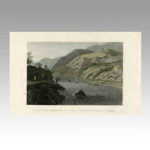 English Hand Colored Engraving