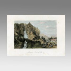 English Hand Colored Engraving