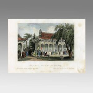 English Hand Colored Engraving