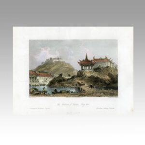 English Hand Colored Engraving