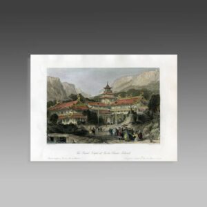 English Hand Colored Engraving