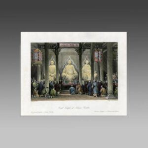 English Hand Colored Engraving