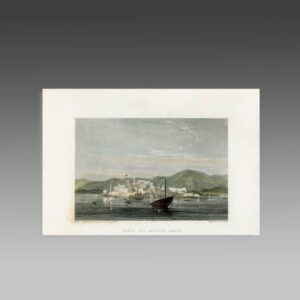 English Hand Colored Engraving