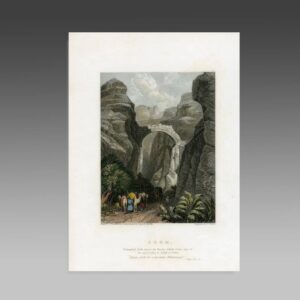 English Hand Colored Engraving