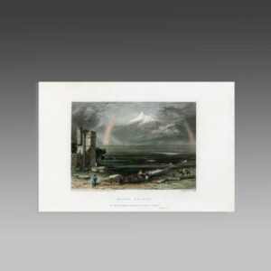 English Hand Colored Engraving