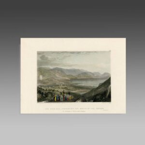 English Hand Colored Engraving