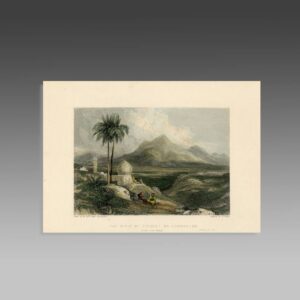English Hand Colored Engraving