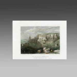 English Hand Colored Engraving