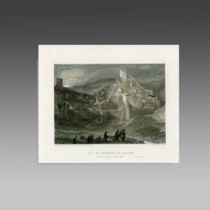 English Hand Colored Engraving