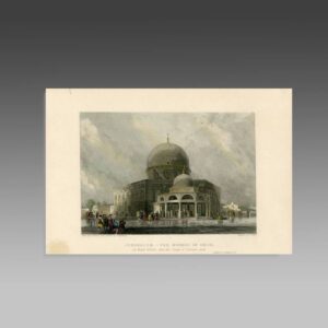 English Hand Colored Engraving